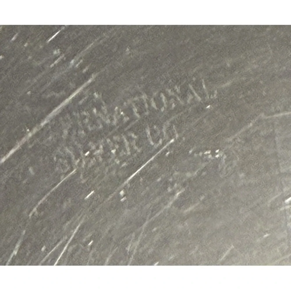 International Silver Co Scalloped Round Silver Plated Fluted Serving Tray 11.25